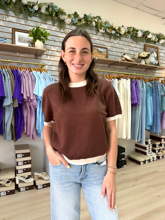 Mocha Muse Sweater Tee