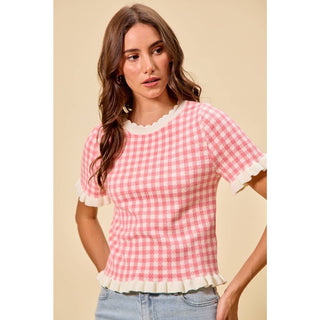 Scarlett Gingham Top