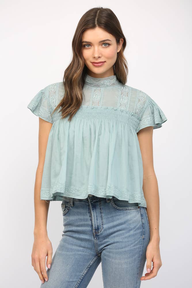 Lauren Ruffled Top
