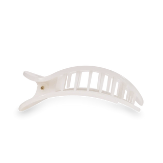 White hair clip on a white background