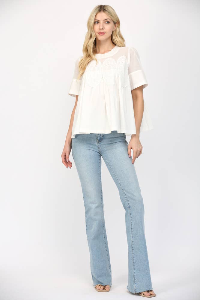 Georgie Mesh Top