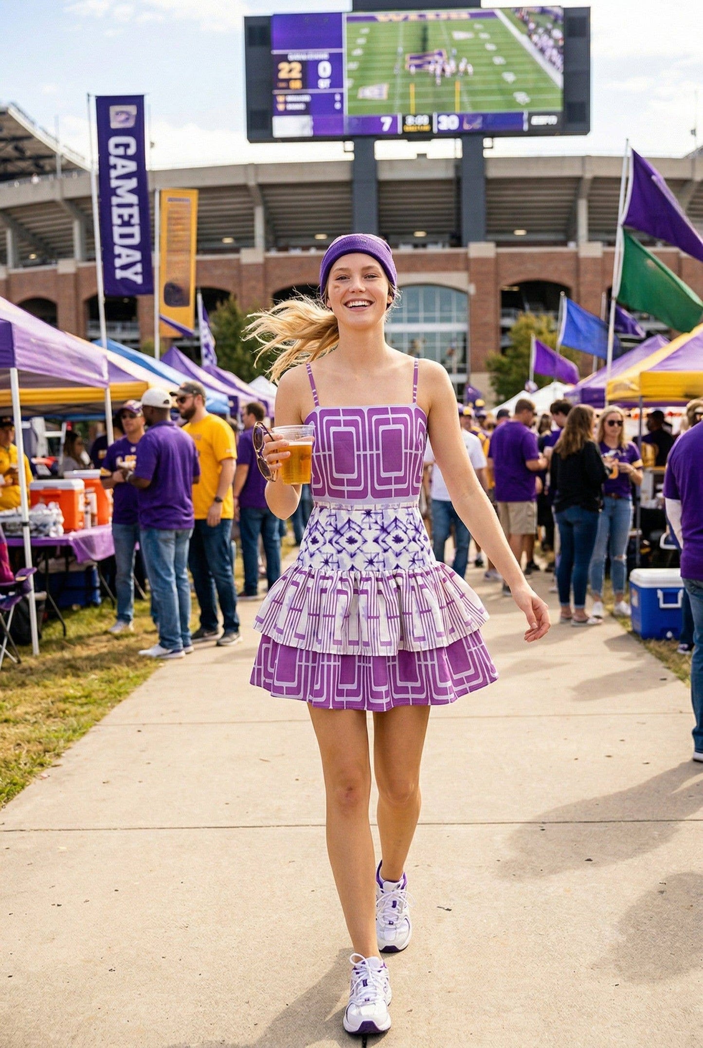 Purple Reign Gameday Dress