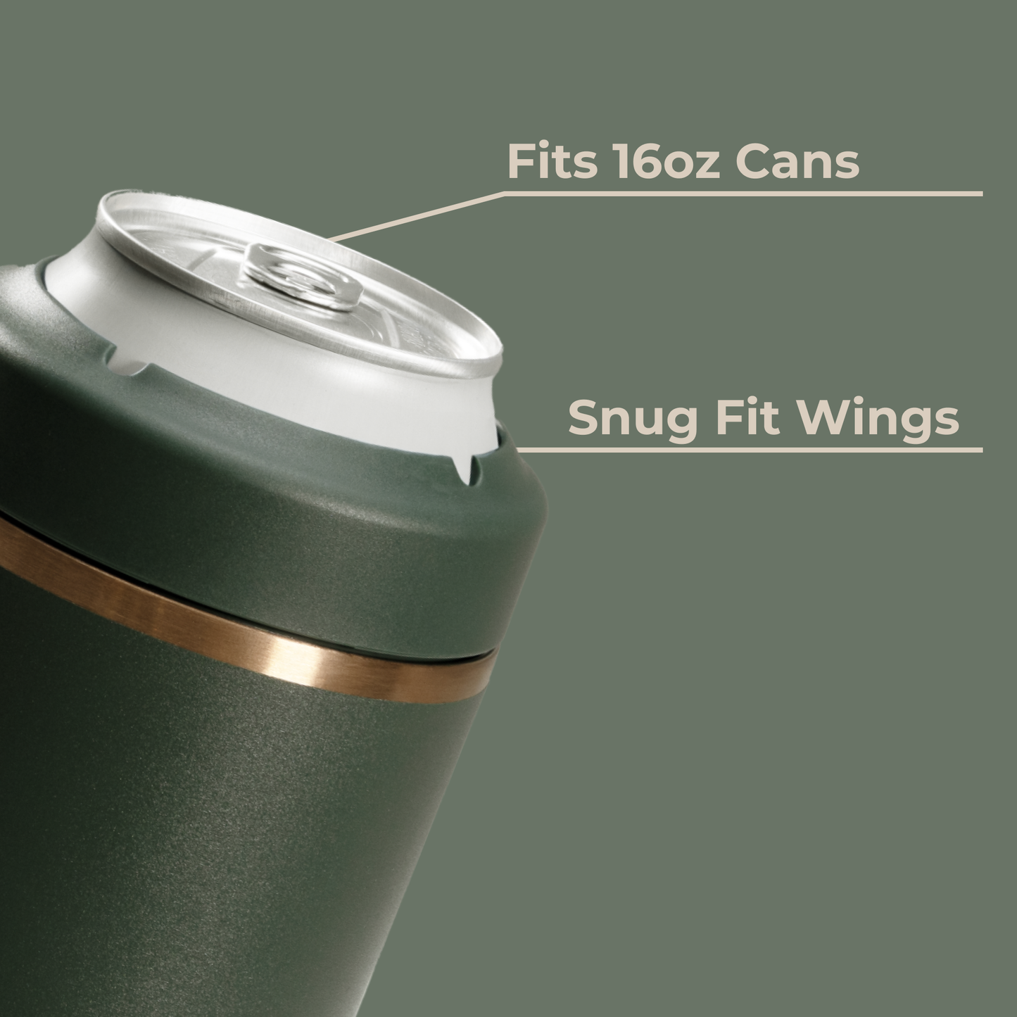 Pine HydroJug 16 oz Standard Can Cooler