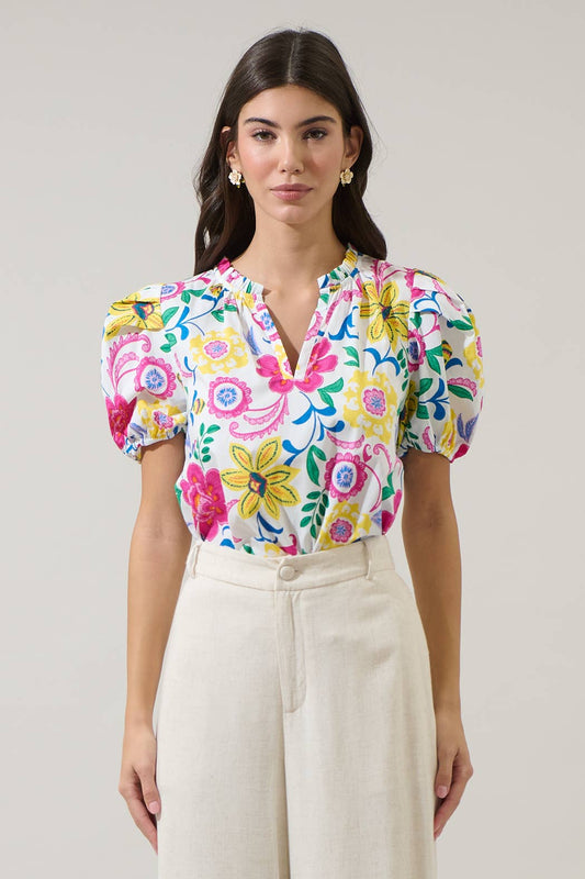 Savannah Bloom Blouse
