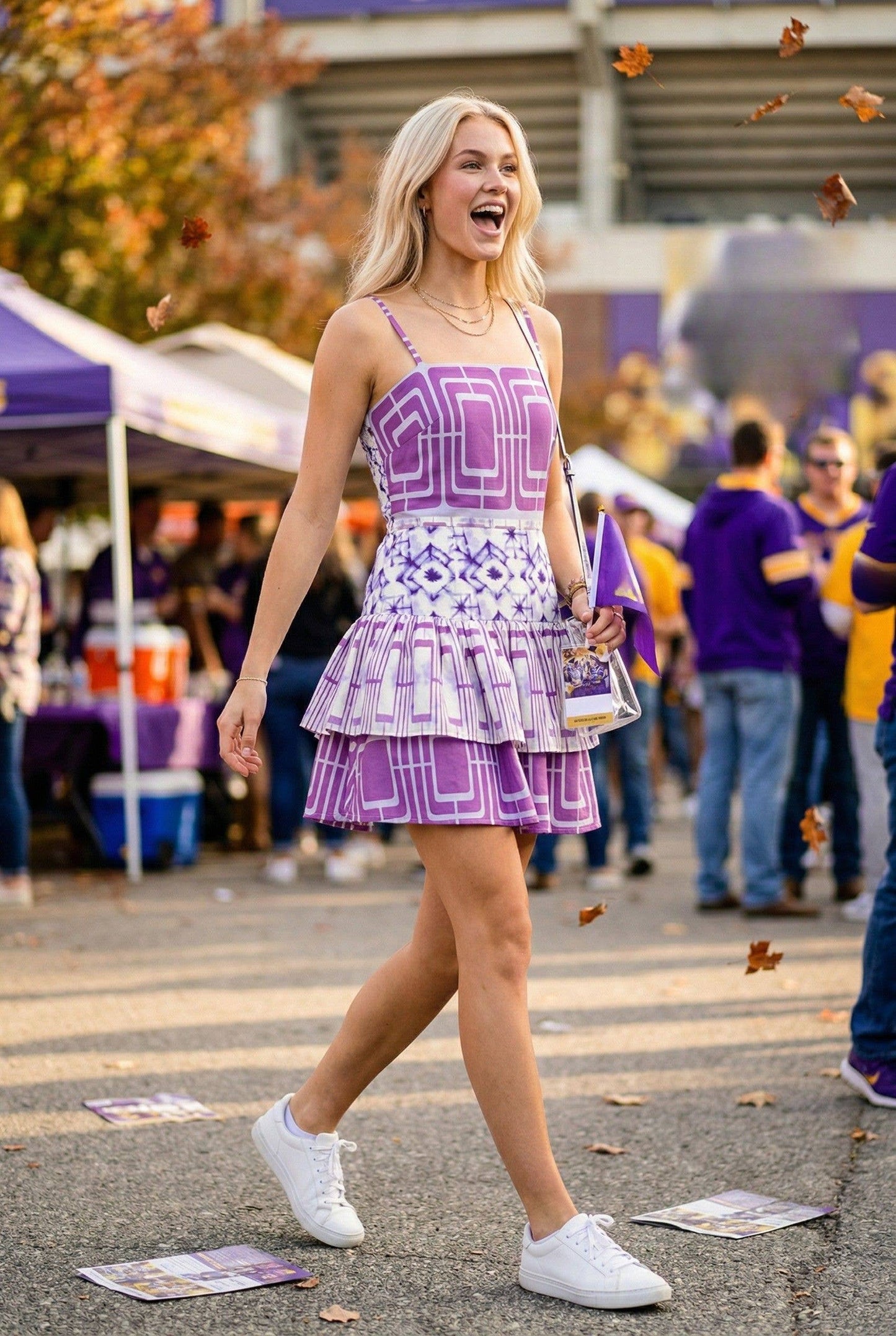 Purple Reign Gameday Dress