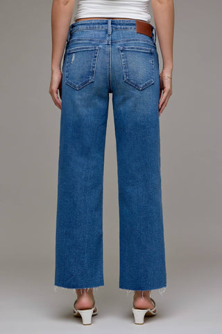Easy Street Classic Straight Crop Jeans