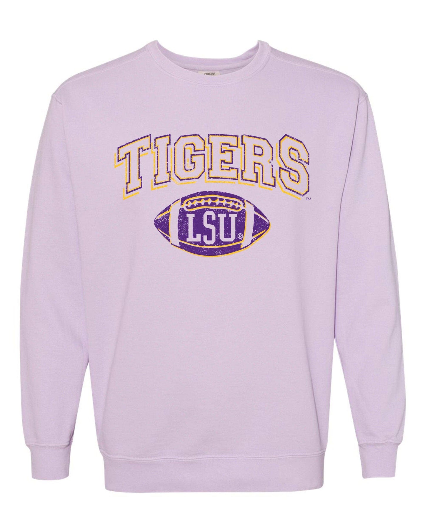 LSU Tigers Wonka Football Orchid CC Sweatshirt
