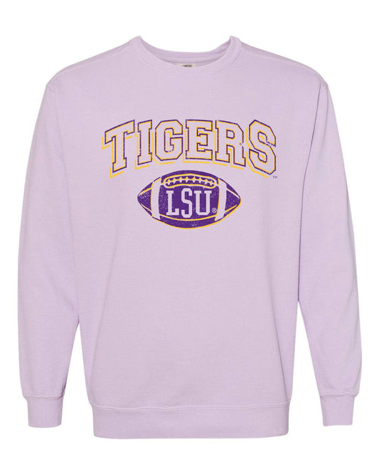 LSU Tigers Wonka Football Orchid CC Sweatshirt