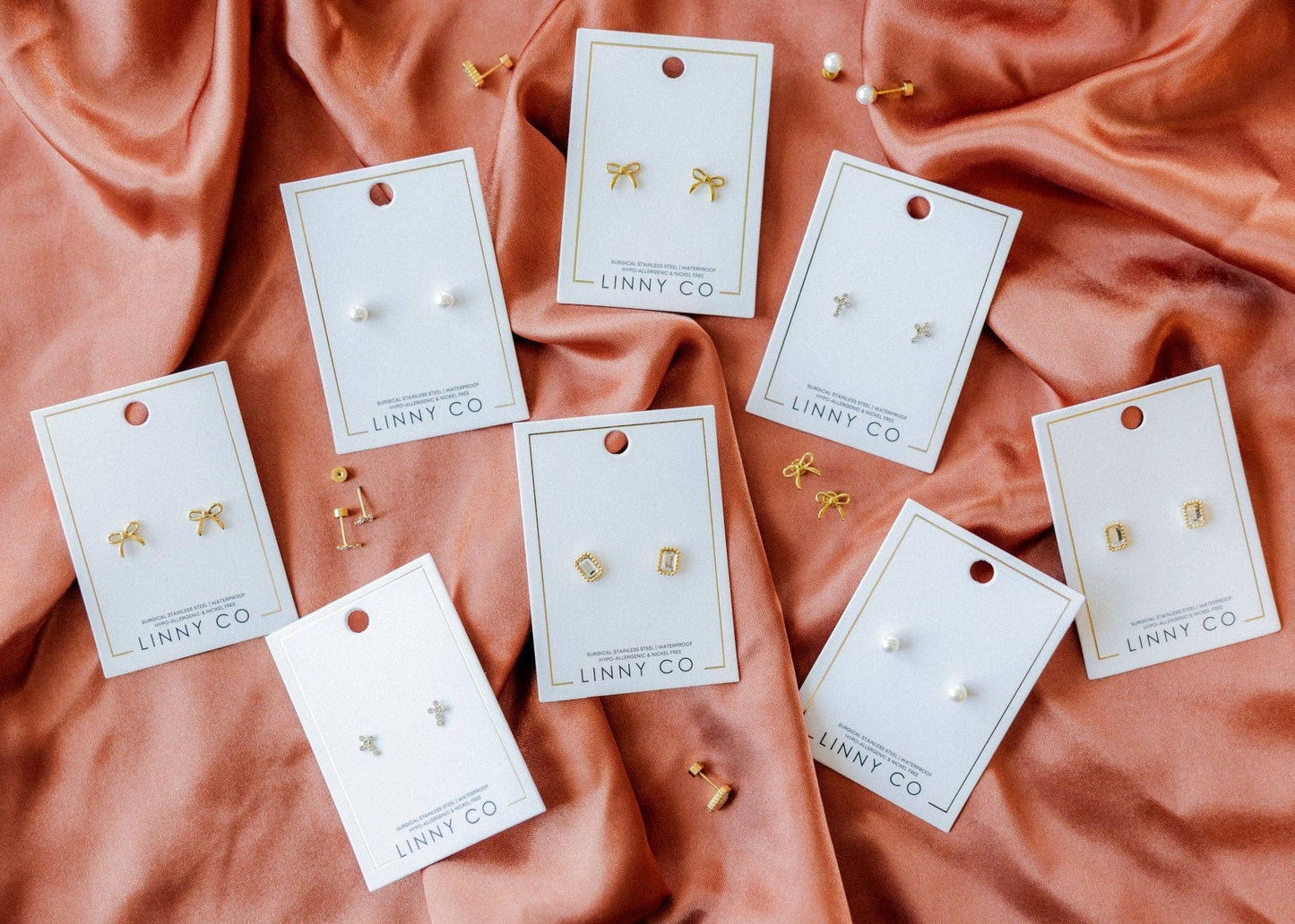 Screwback Stud Earrings - Madison