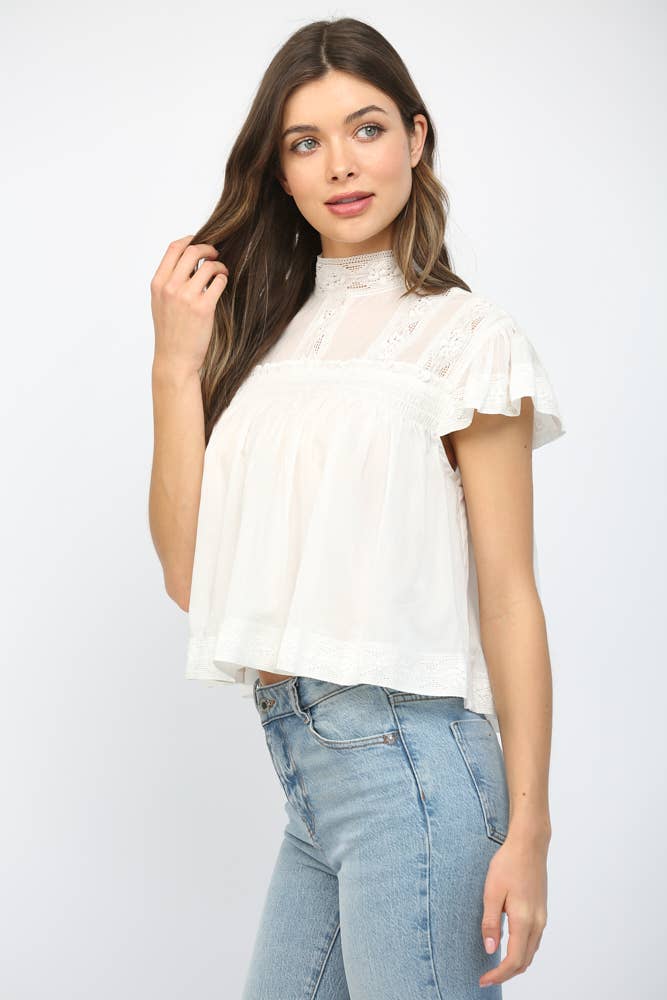 Lauren Ruffled Top