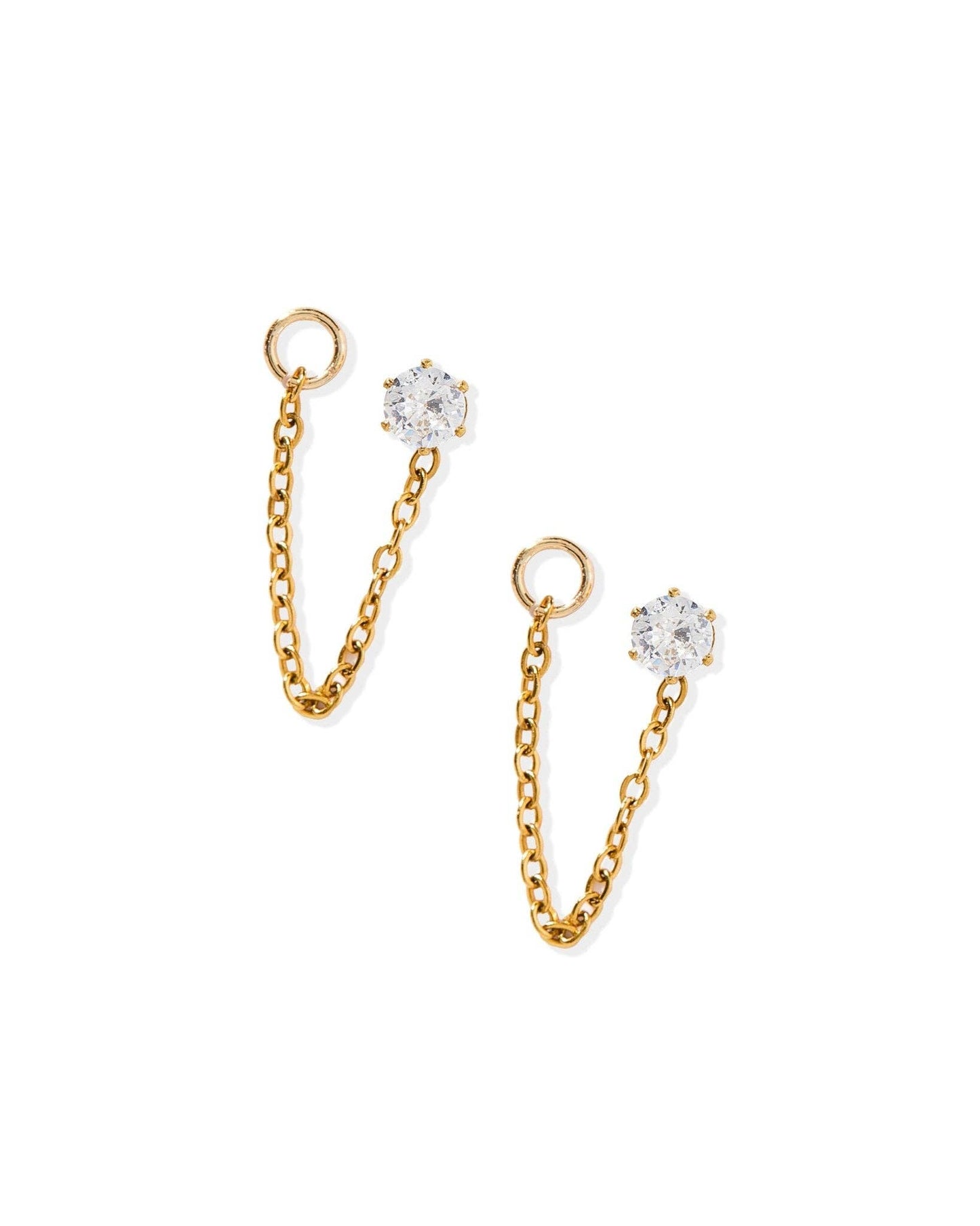 Screwback Stud Earrings - Indy Gold