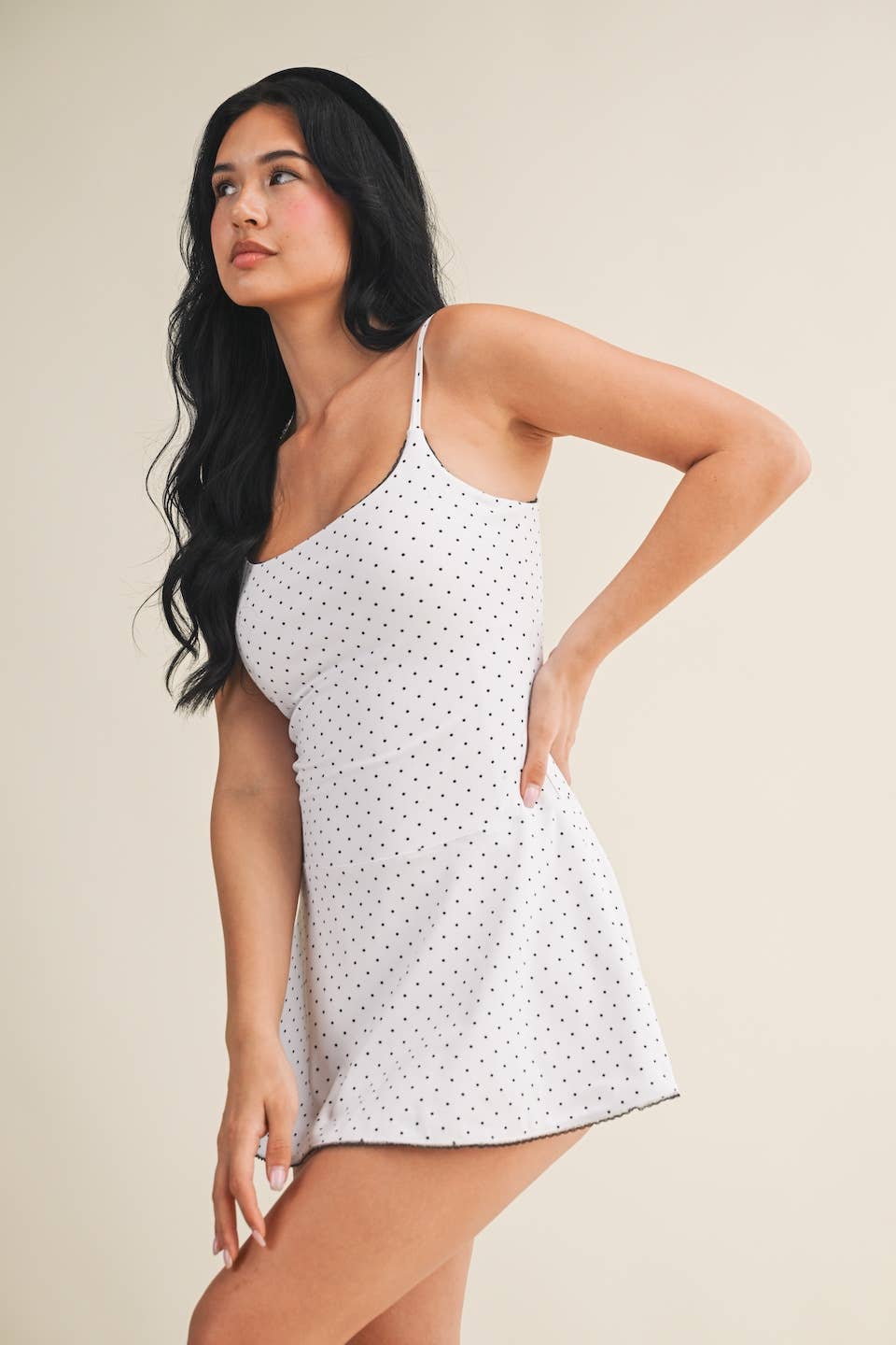 Poppy Polka Dot Mini Dress