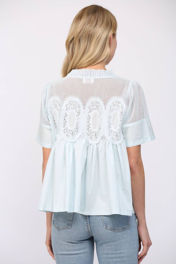 Mary Mesh Top