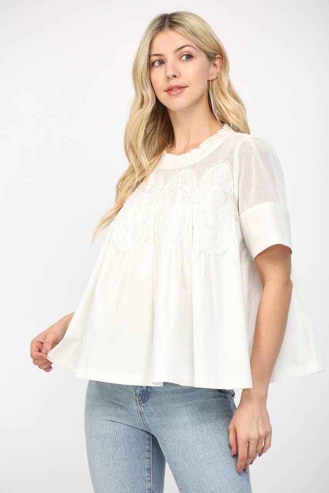 Georgie Mesh Top