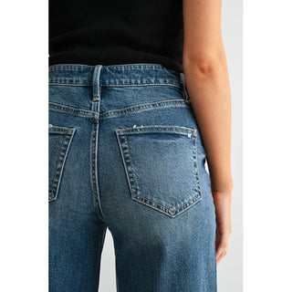 Mica Rowan High Rise Straight Ankle Jeans