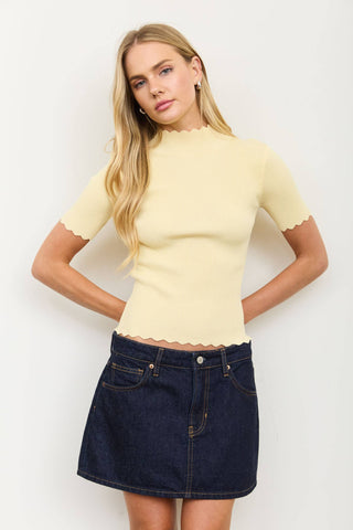 The Caroline Scallop Sweater
