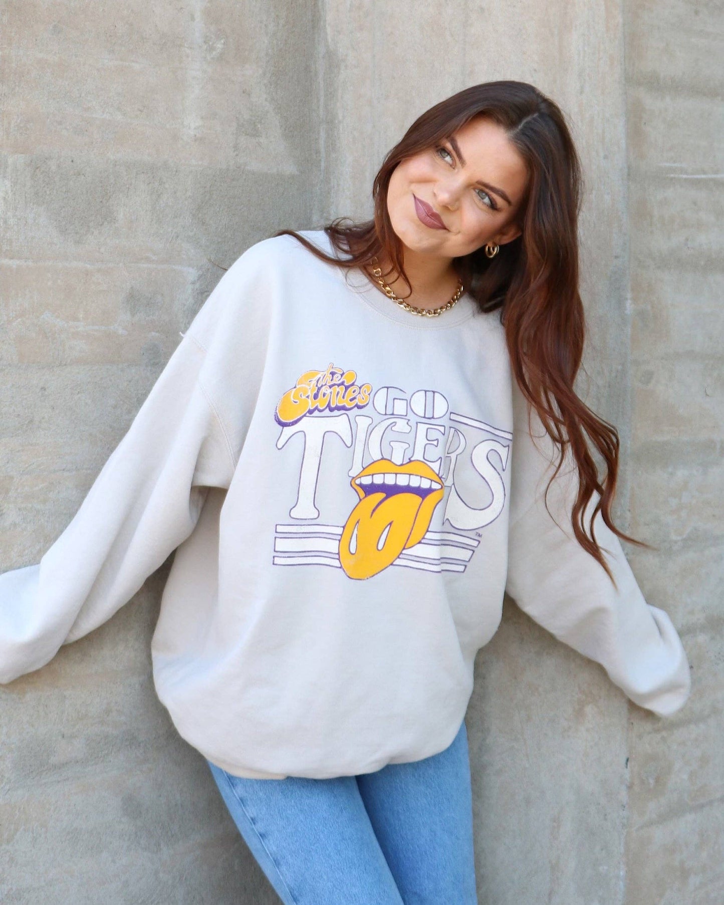 LSU Tigers Rolling Stone Sweatshirt