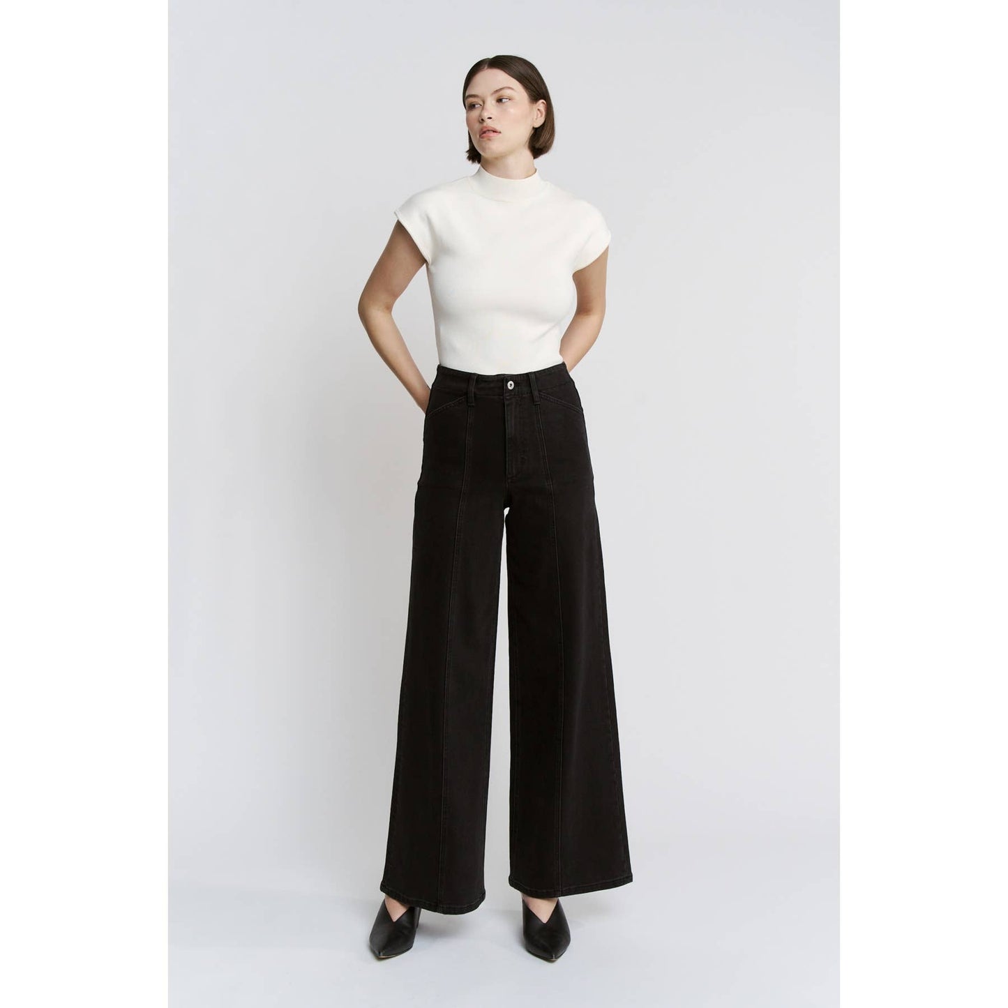 Mica Black Trouser Jeans