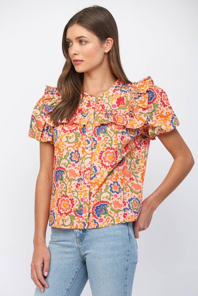 Macy Ruffle Top