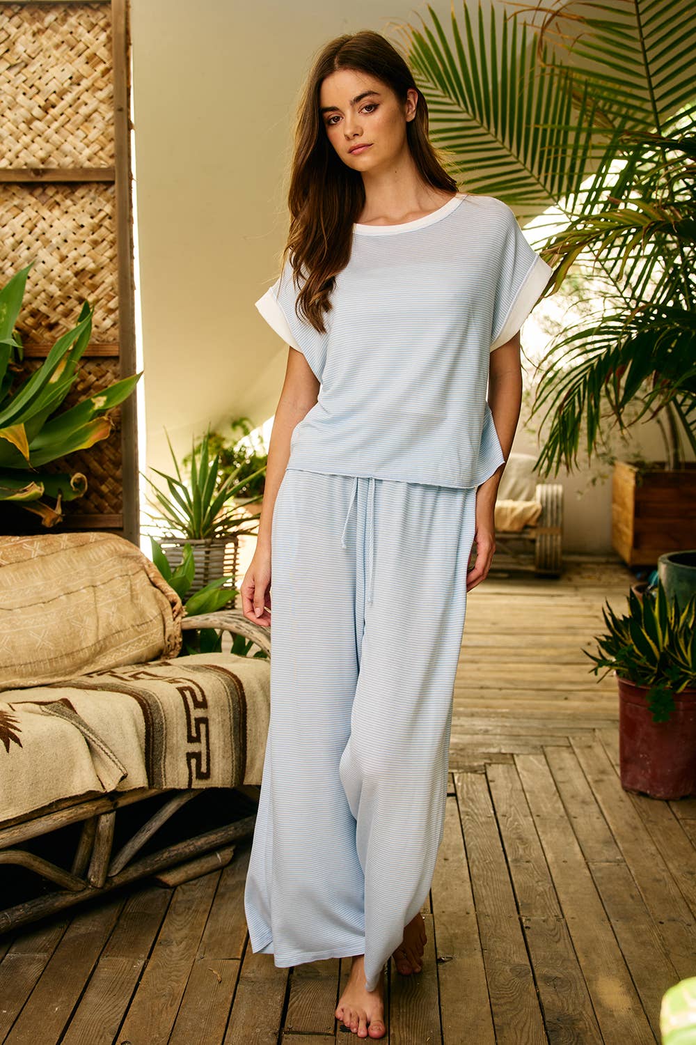 Caroline Stripe Lounge Pants