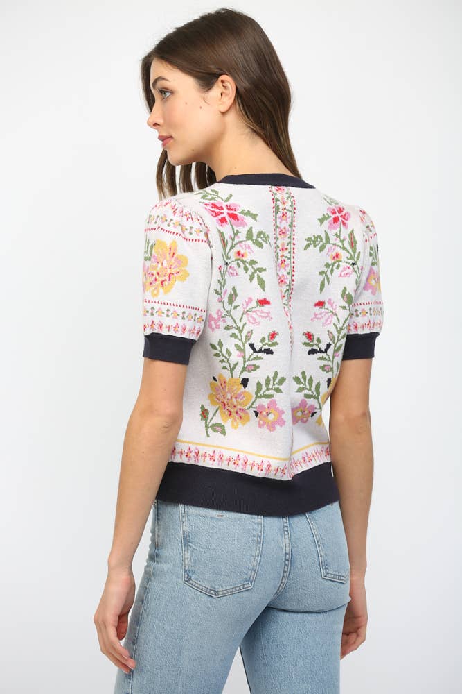 Laura Floral Top