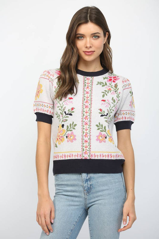 Laura Floral Top