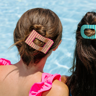 Summer Crush | Large | Flat Rectangle Hair Clip