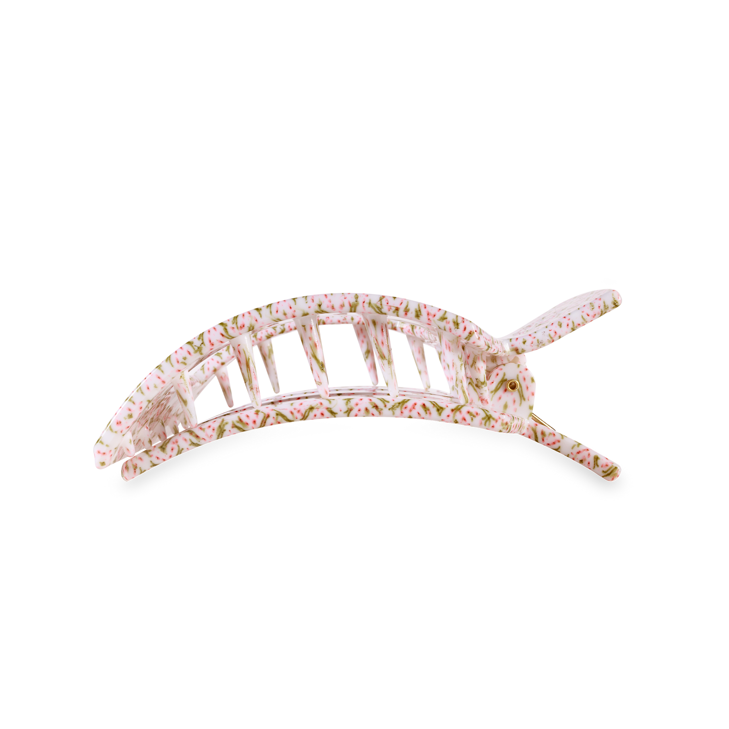 Pine & Pearl | Large | Flat Square Hair Clip
