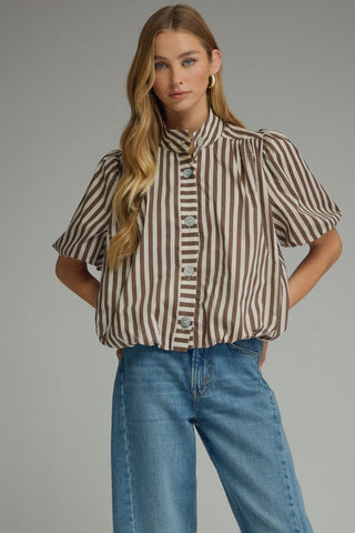 Espresso Lane Blouse