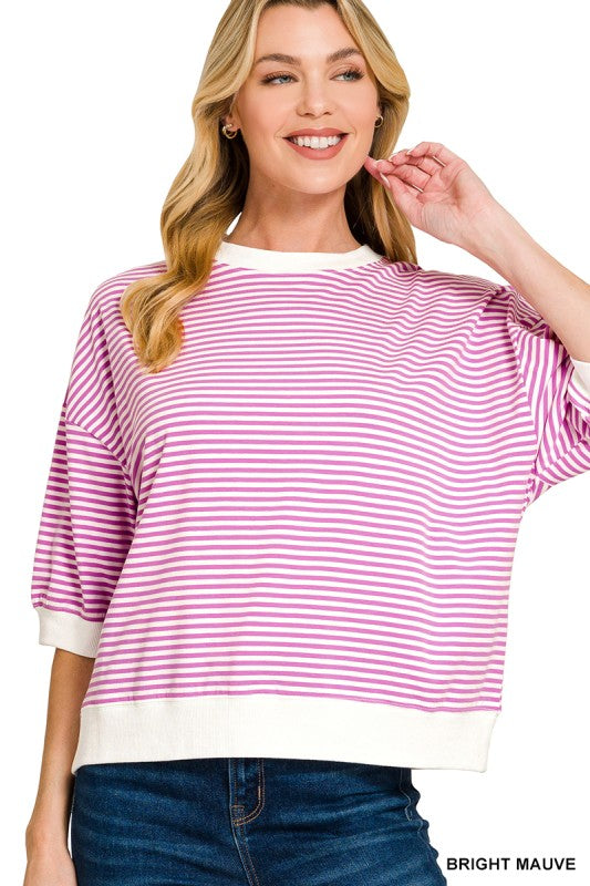 The Bailey Stripe Pullover