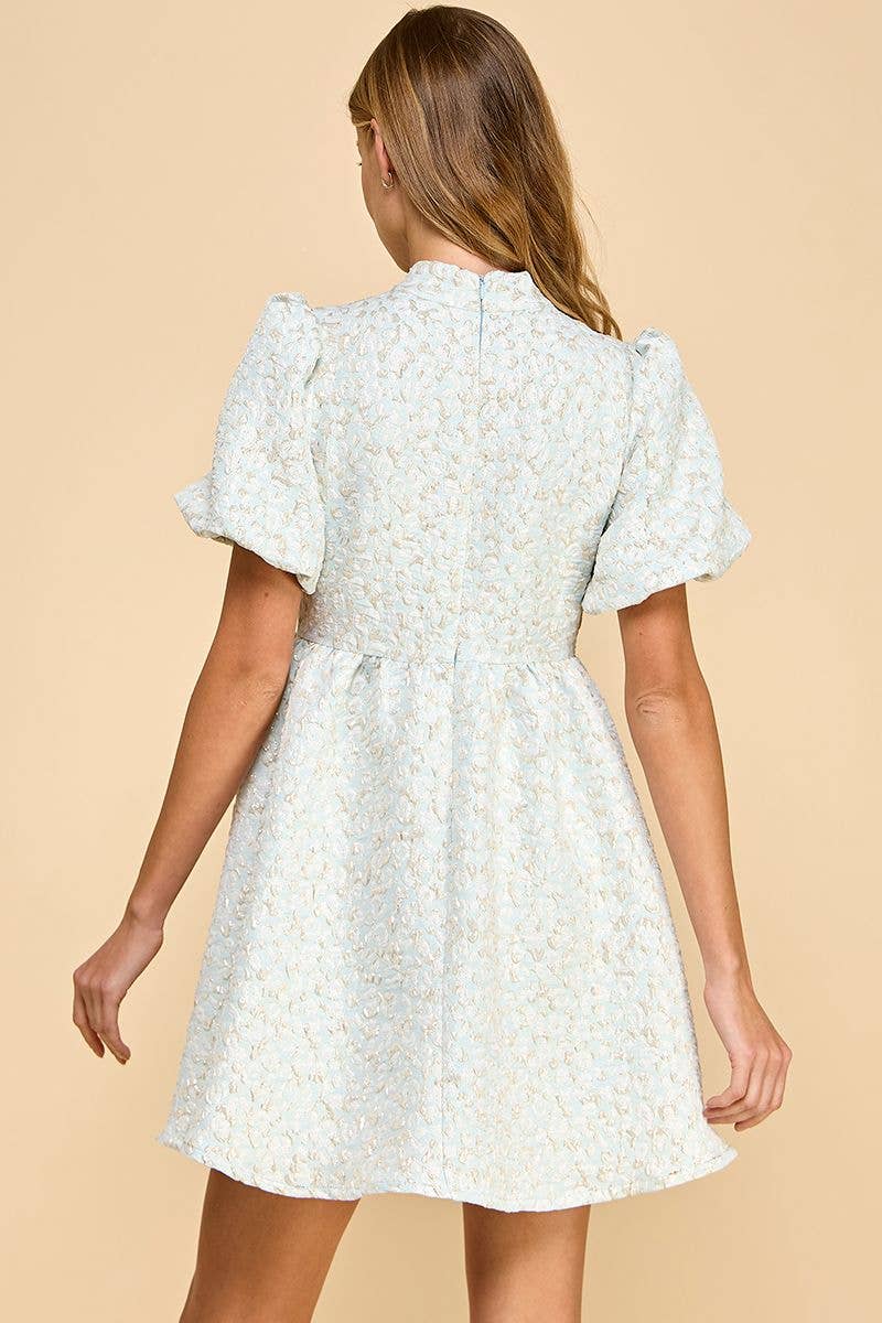 Dolores Jacquard Bow Dress
