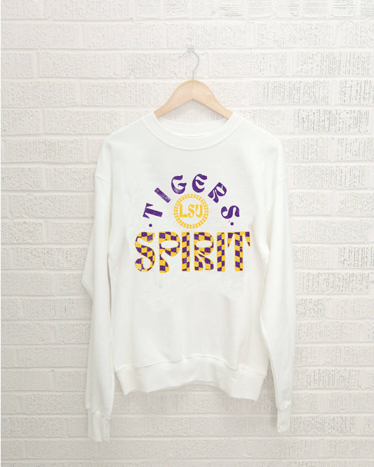 LSU Tigers Spirit Thrifted Sweatshirt