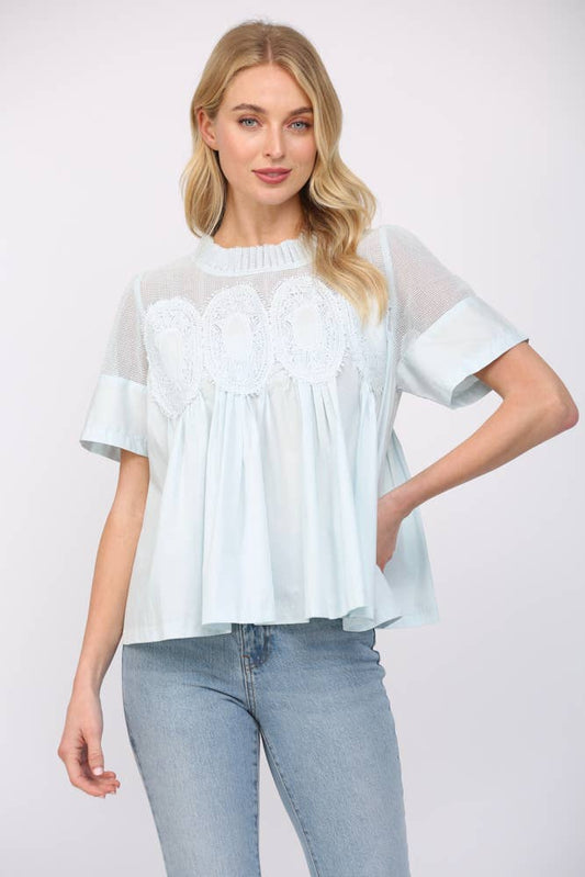 Mary Mesh Top