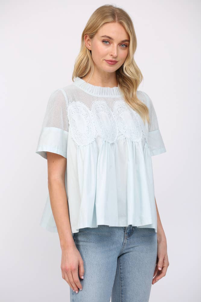 Mary Mesh Top