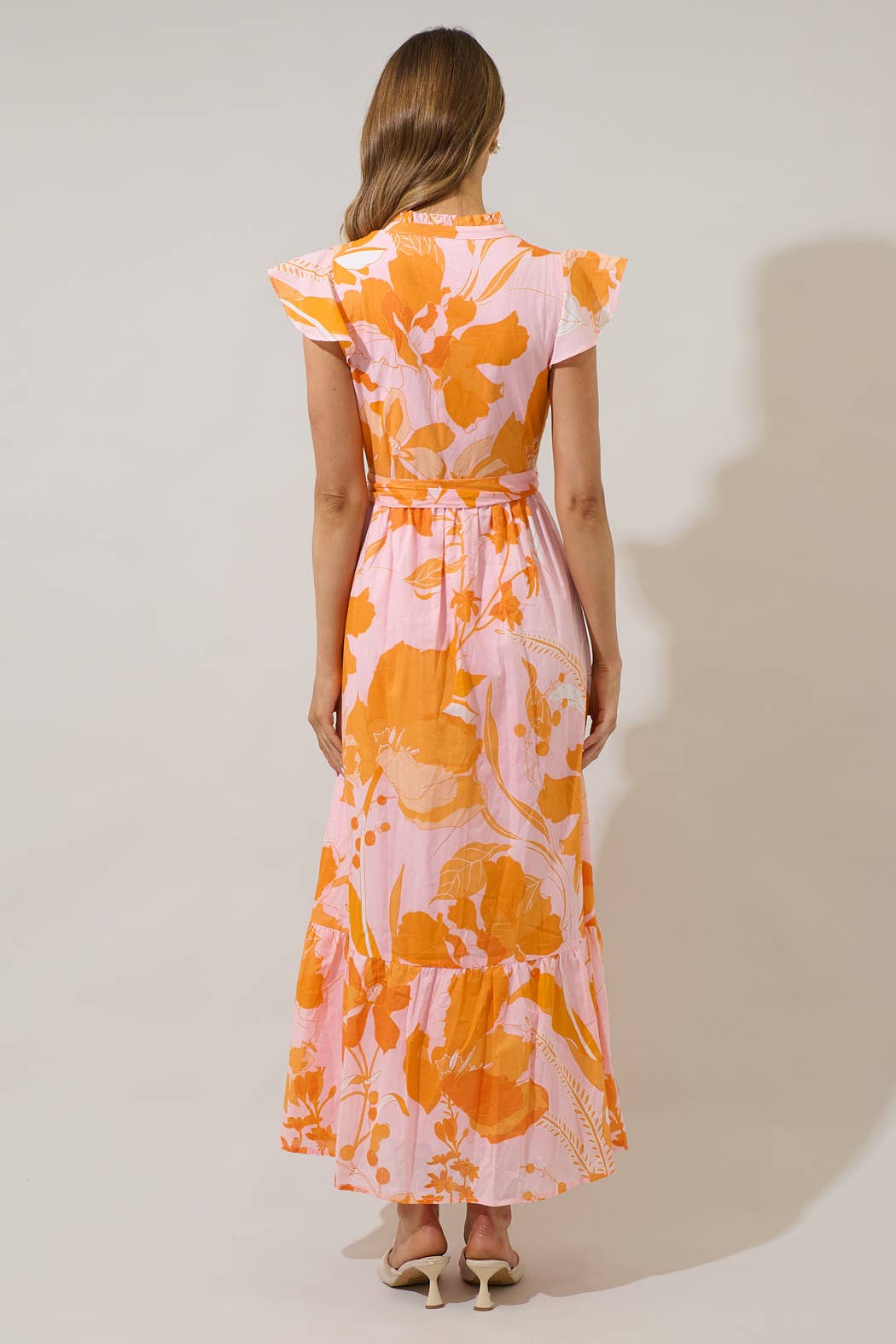Harlow Sunset Bloom Midi Dress
