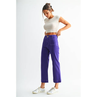 The Geaux Girl Wide Leg Jeans
