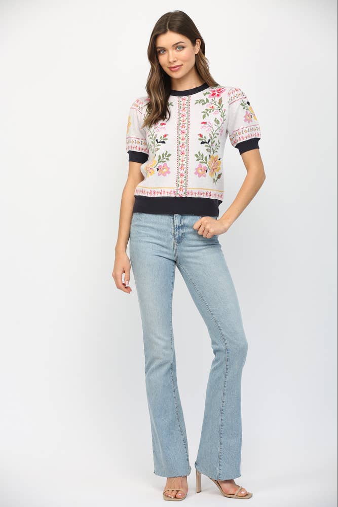 Laura Floral Top