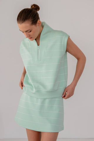 Jolie Striped Scuba Top