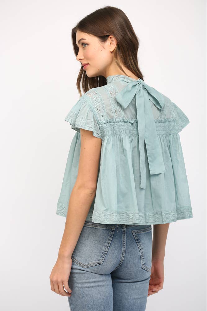 Lauren Ruffled Top