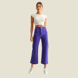 The Geaux Girl Wide Leg Jeans