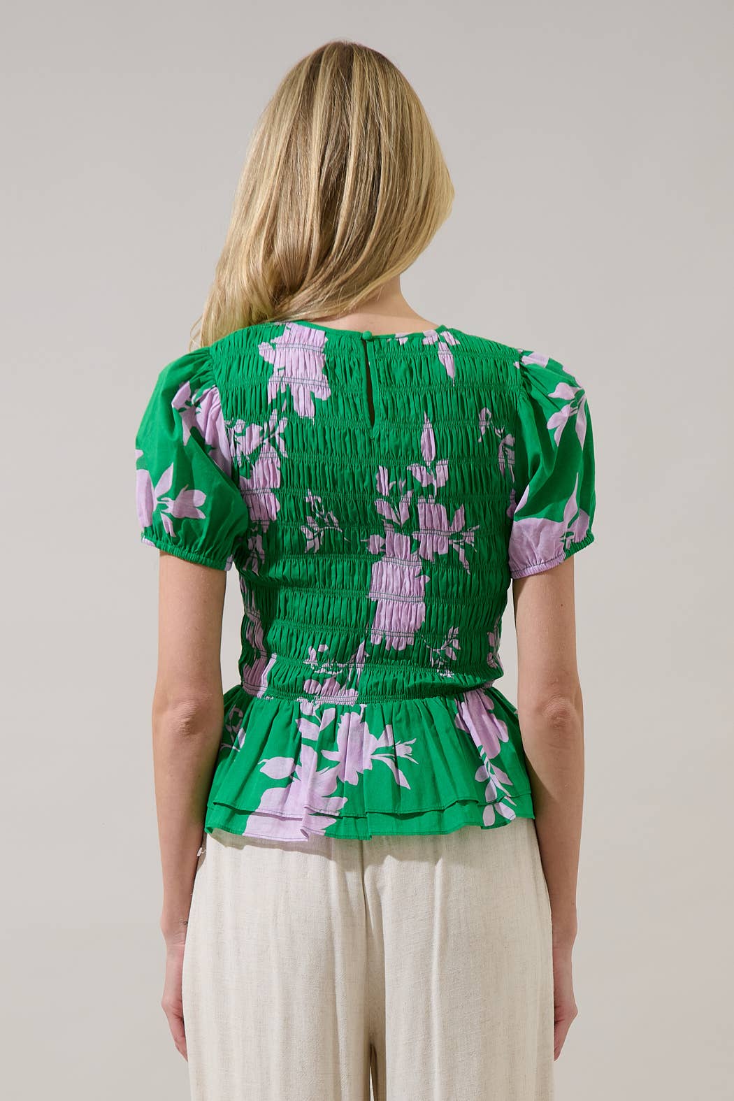 Lennox Garden Smocked Top