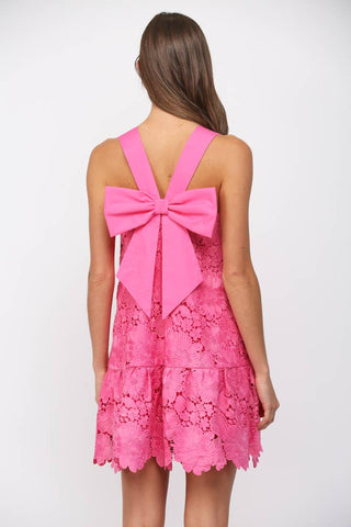 Blakely Bow Back Lace Dress
