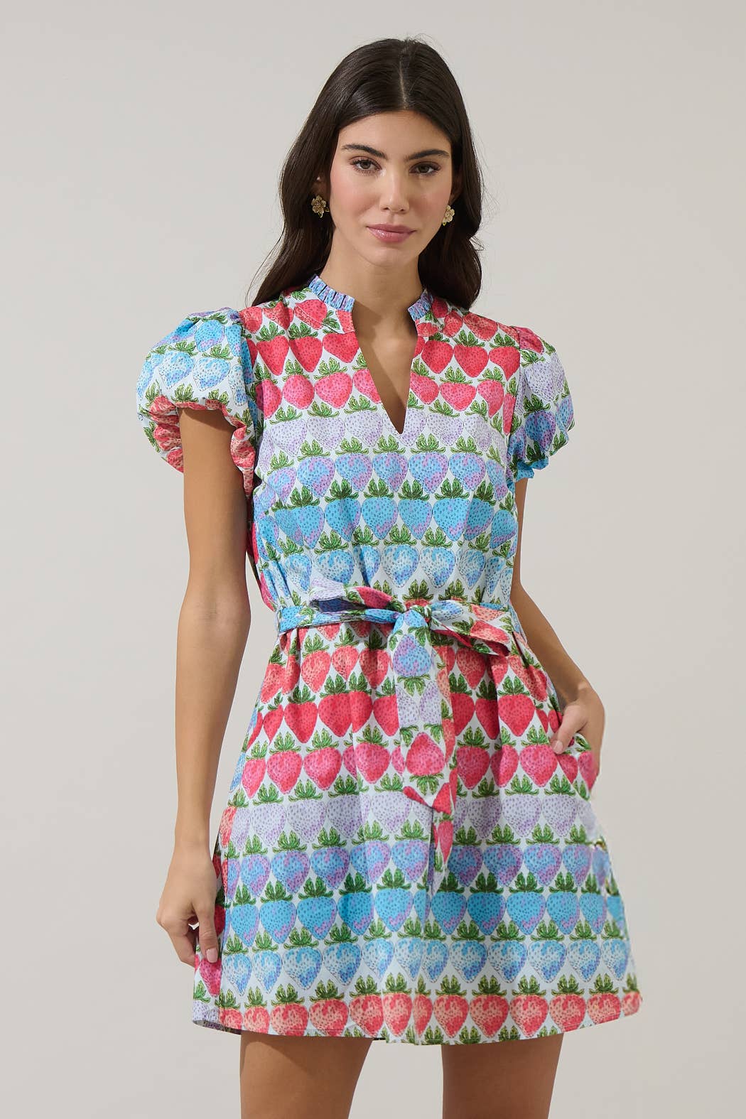 Berry Burst Orela Shift Mini Dress