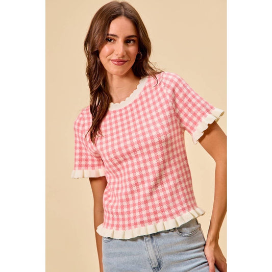 Scarlett Gingham Top