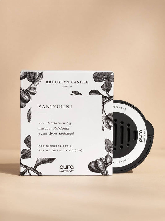 Santorini by Brooklyn Candle Studio – Pura Car Diffuser Refill