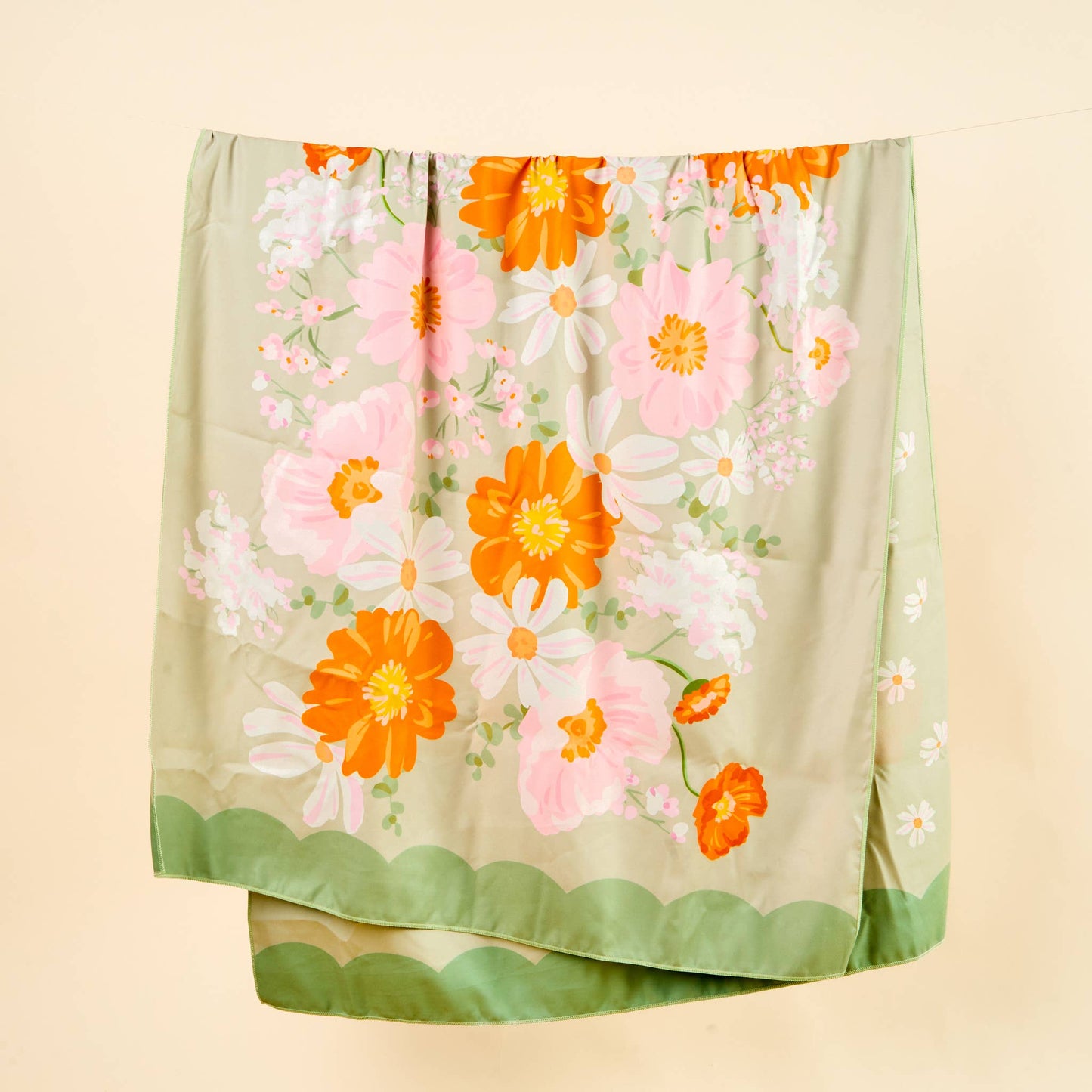 XL Quick-Dry Beach Towel-Bouquet Beauty Sage