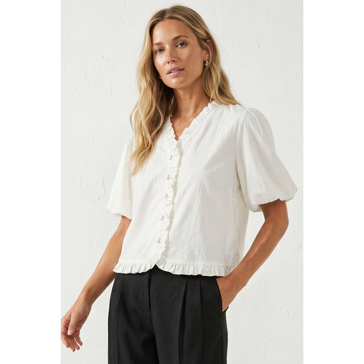 The Rosalie Ruffle Top