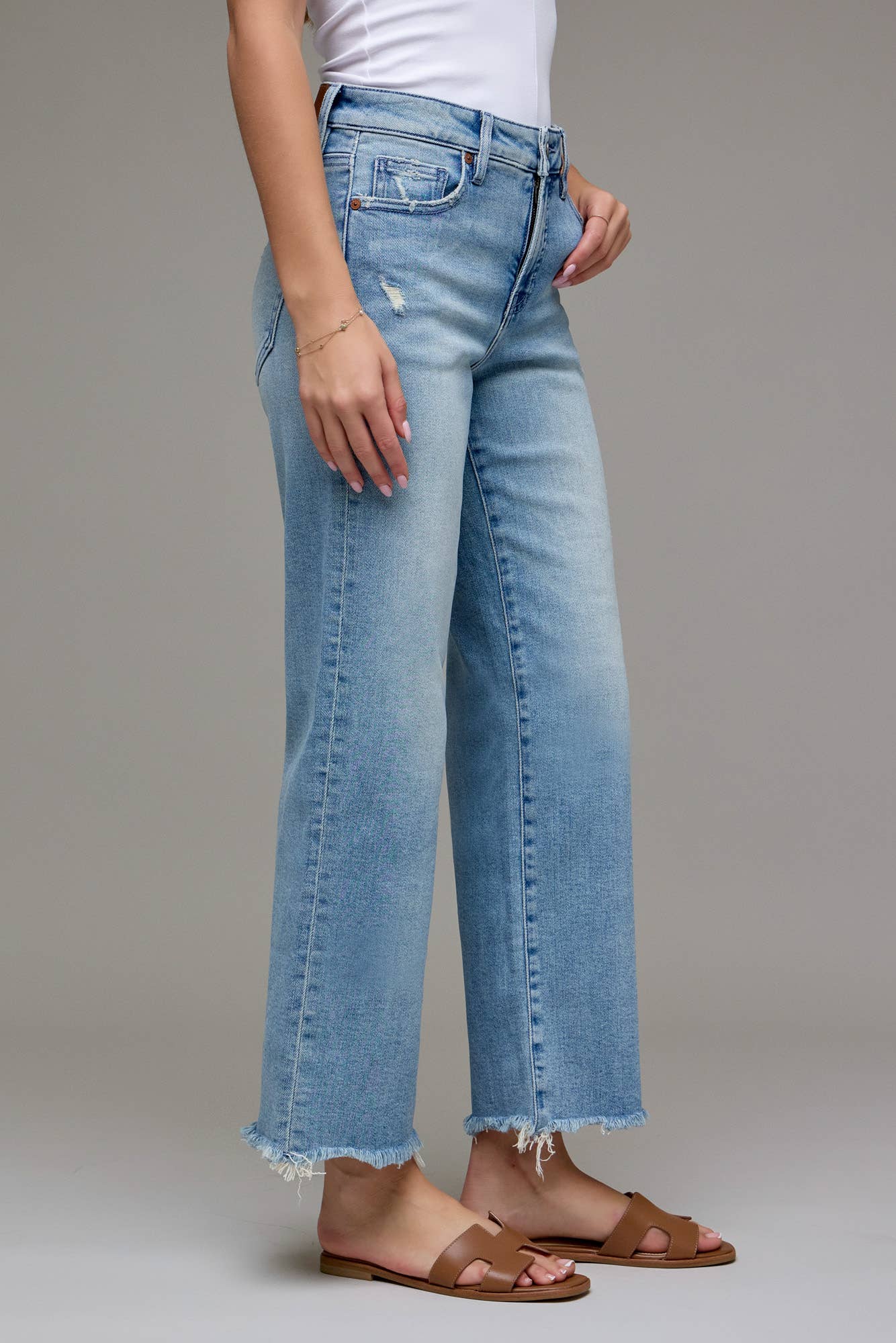 MR Stretch Cropped Straight