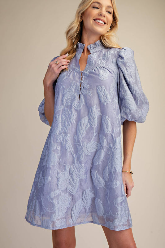 The Lila Ruffled Neck Dress