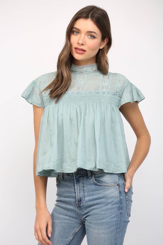 Lauren Ruffled Top